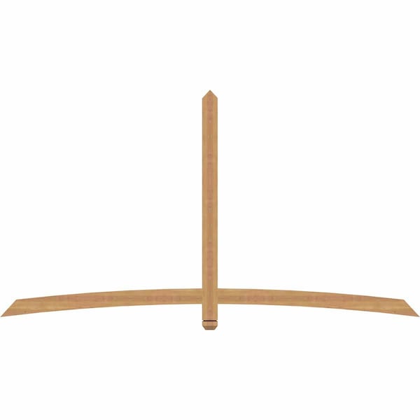 Ekena Millwork Bellingham Timber Gable Bracket, Western Red Cedar, 96"W x 52"H x 1 1/2"D x 3 1/2"F, 13/12 Pitch GBW096X52X0204BEL00SWR - main